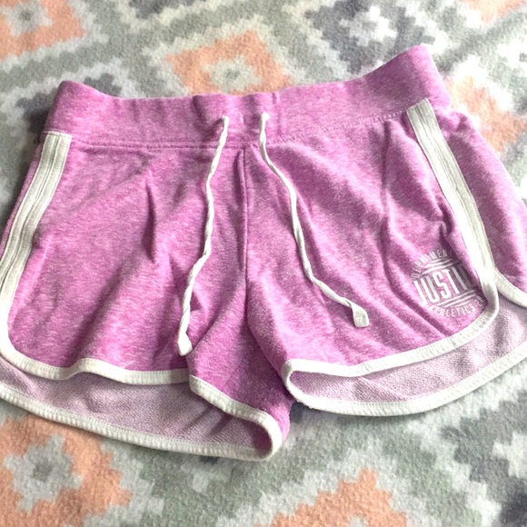 Justice Other - Girls purple justice active running shortsSize 12